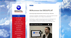 Desktop Screenshot of degufo.at